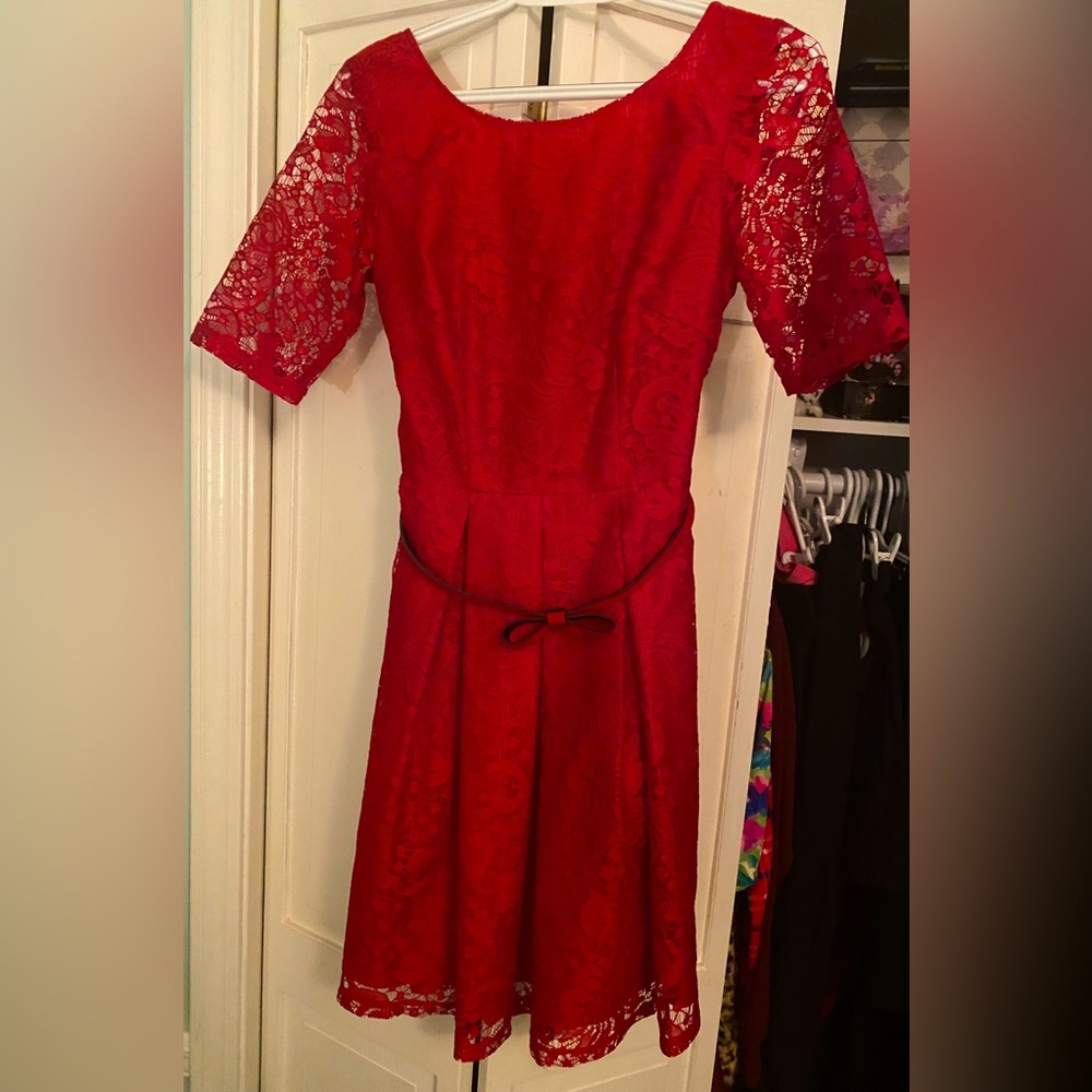 Danny and Nicole Red Dress